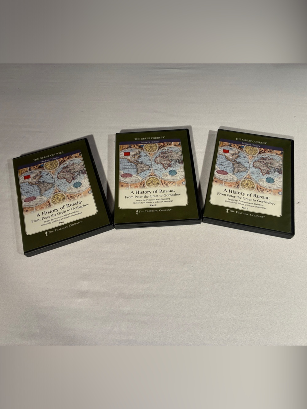A History of Russia DVD Set - Olive Green Case